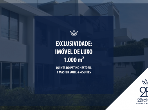 EXCLUSIVIDADE: IMÓVEL DE LUXO 1.000 m² – Quinta do Patiño – Estoril